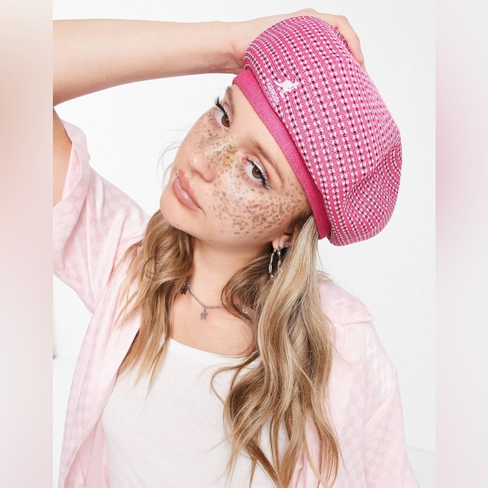 New🌟Free People-Kangol Preppy Jaxx beret in pink